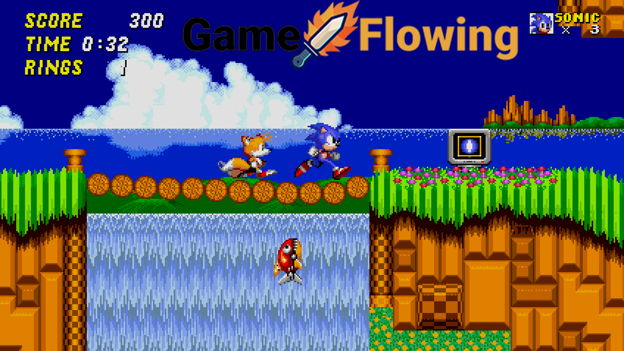 Tails and old Sonic 2